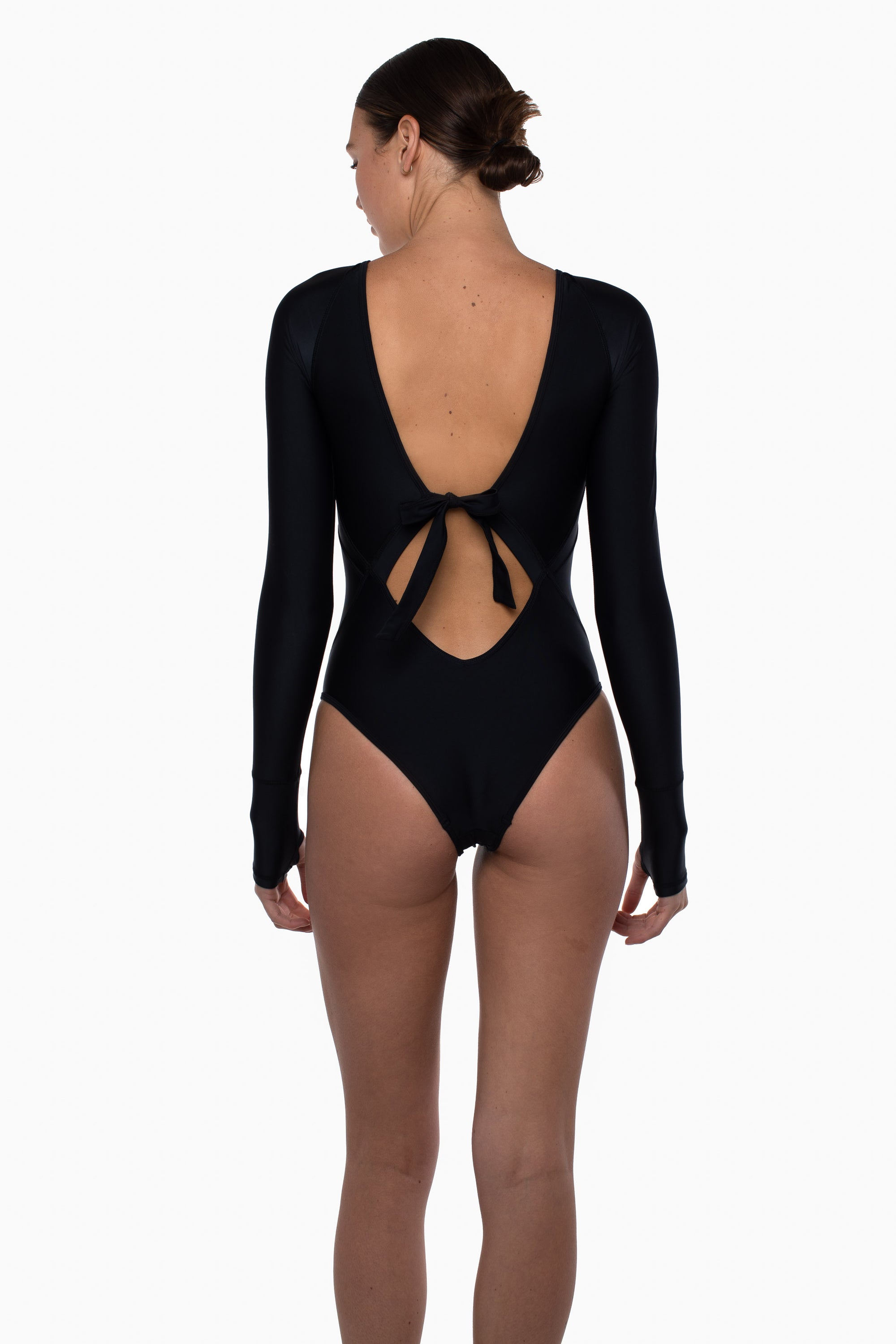 LUNAR ECLIPSE LONG SLEEVE ONE PIECE SWIMSUIT