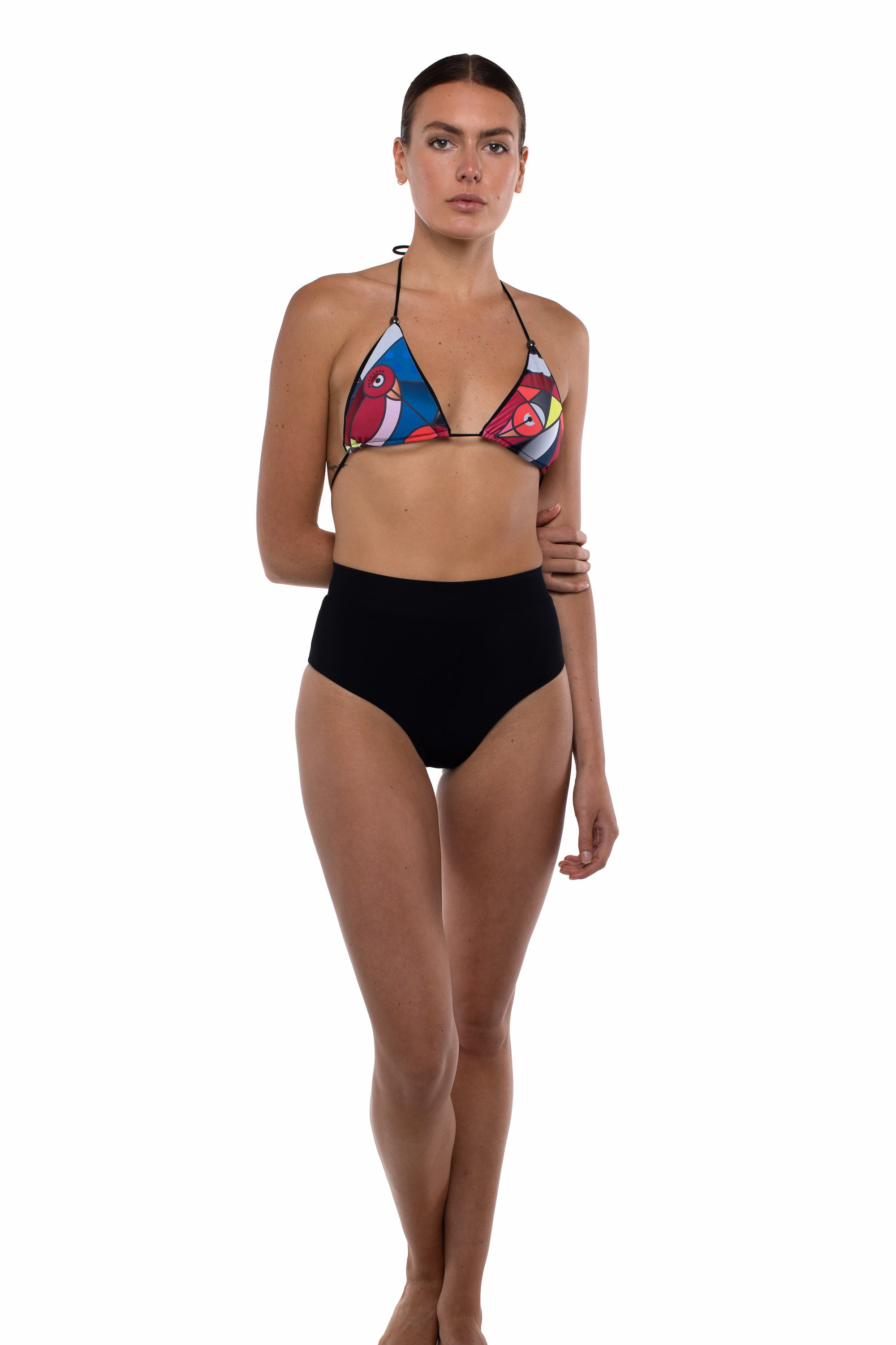 QUARTER MOON COMPRESSION BIKINI BOTTOMS